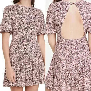 Free People Dancing in the Dark Minidress Red Combo Size‎ Large